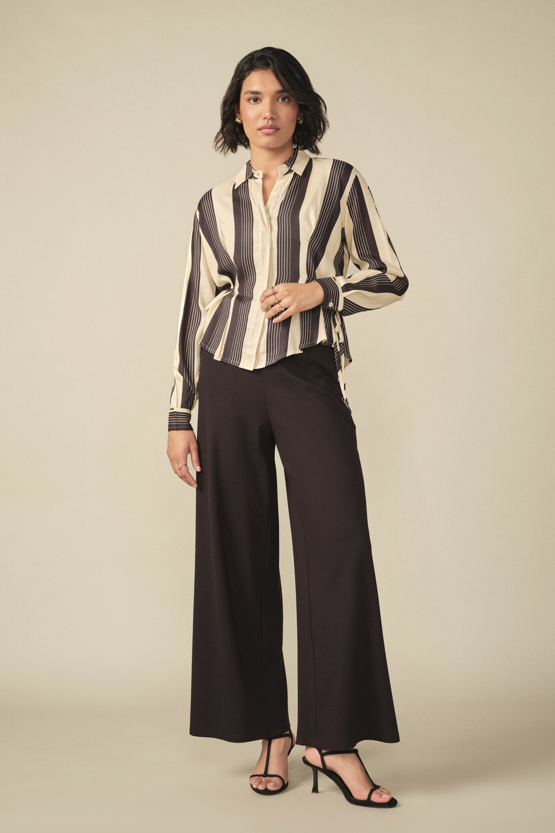 Relaxed Shirt in Cream, Cream, image 4